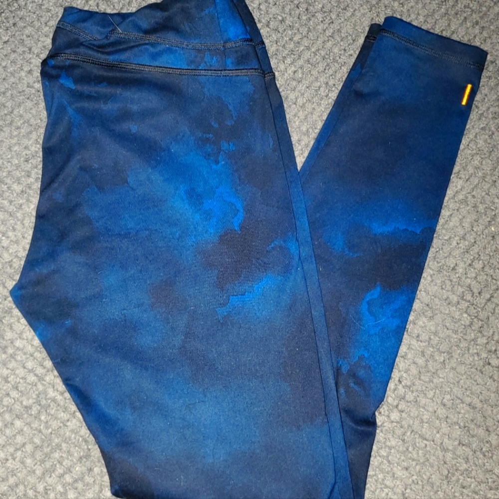 Lucy Activewear Medium Blue Abstract Legging